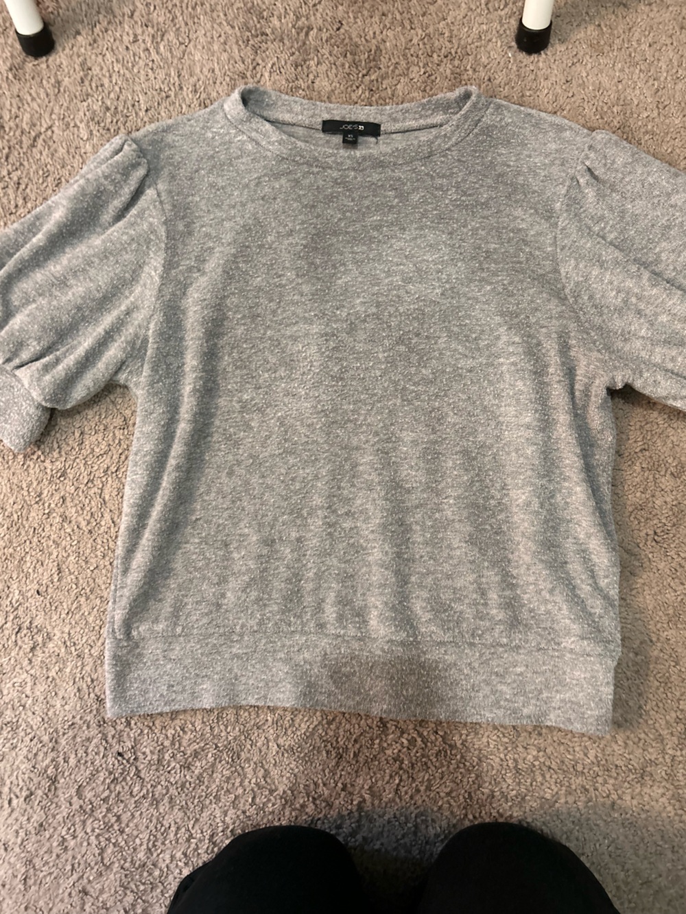 Joe's Jeans Heather Gray Short Sleeve Pullover Tee